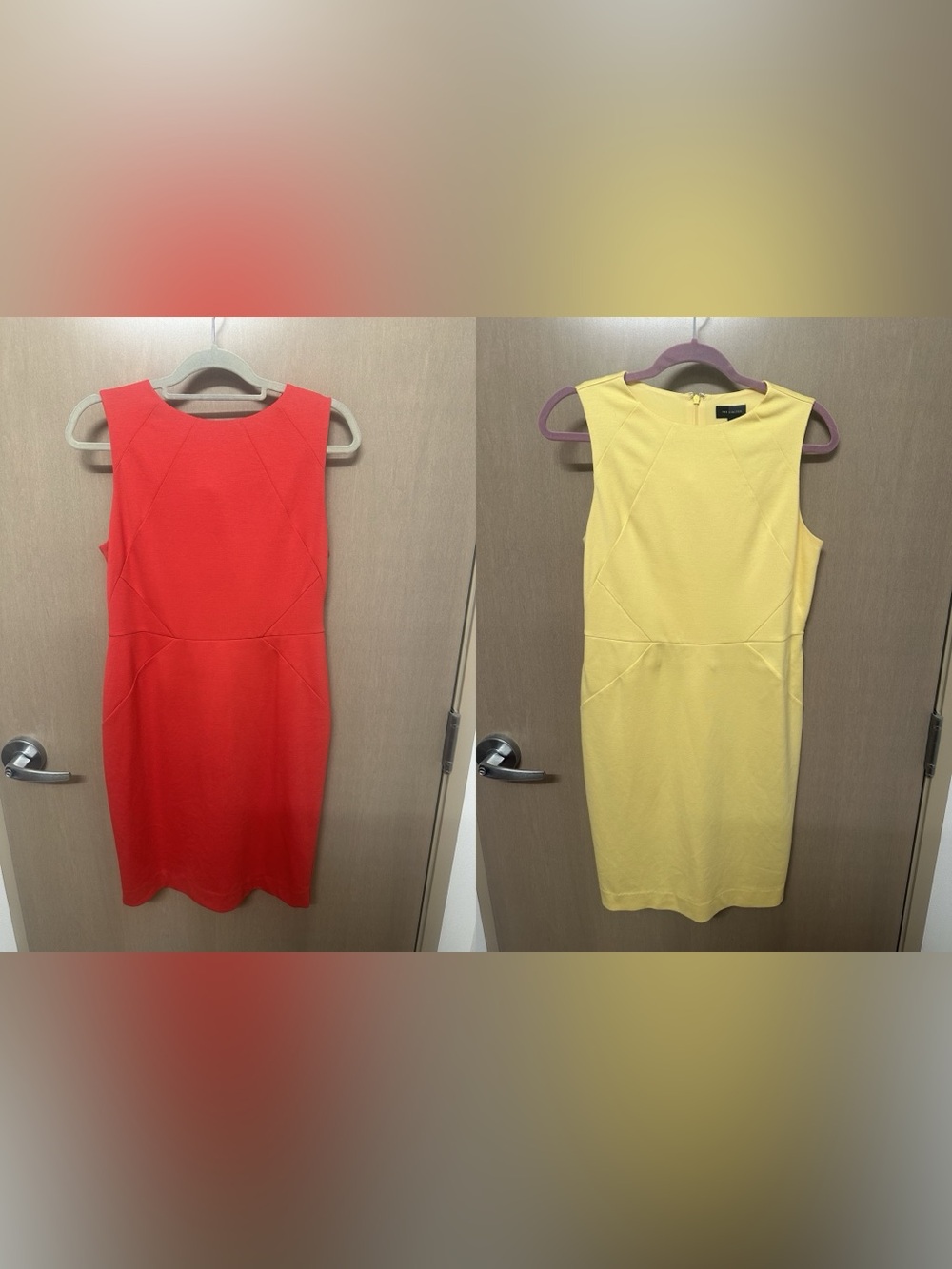 SZ 6 BUNDLE! 2 The Limited Dresses, yellow and orange.